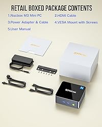 GMKtec Mini PC Intel i5-12450H(Turbo 4.4 GHz) 32GB