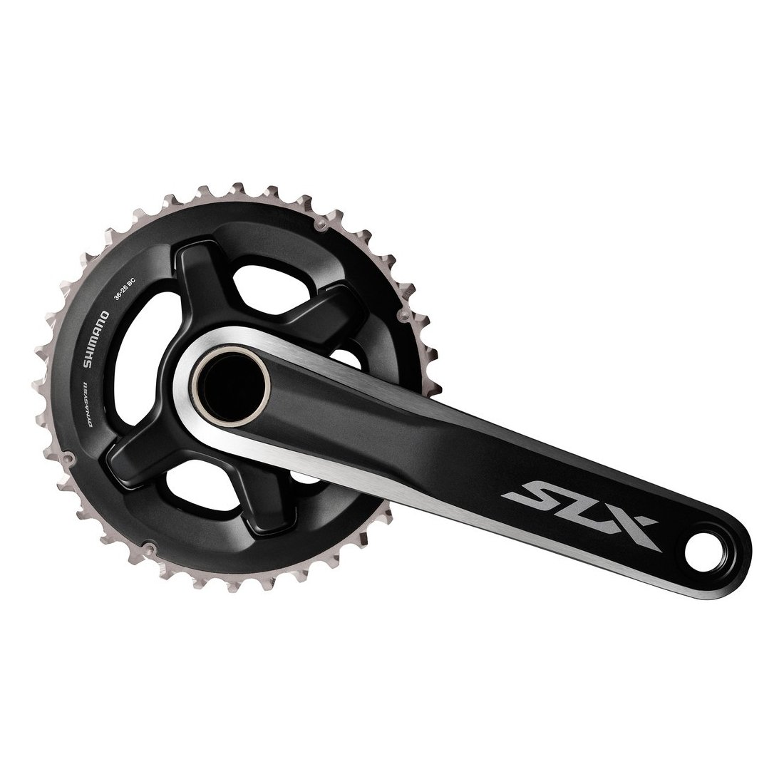 SHIMANO SLX MTB FC-M7000 Crank Set 2x11-speed 36-26 teeth black Crank length 175mm 2021 Chainsets Mountain bike