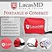 LucasMD Journeyman First Aid Kit (85-Piece Set) - Complete Emergency Medical Supplies for Traveling, Camping, Home or Automobile Use - Portable, Lightweight, Water Resistant Carrying Case