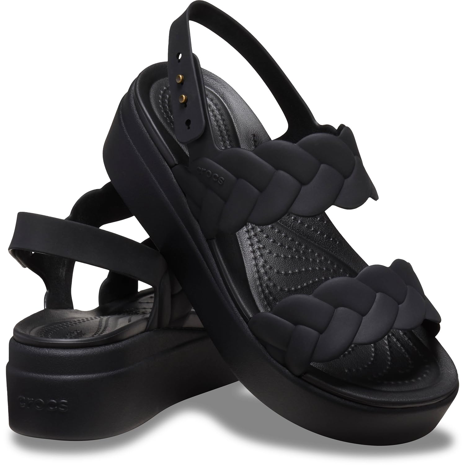 Crocs Women's Brooklyn Low Wedges Platform Sandals