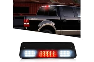 LESAUCE 2025 Upgraded Third Brake Light Smoked Compatible with 2004-2008 Ford F150 3rd Brake lights, Rear Cab Brake Light, High Mount Brake Light with Seal Gasket, IP67 Waterprooof