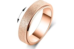 MHWTTY Anxiety Relief Ring - Fidget Spinner Design for Women & Men, Stress Relief Toy
