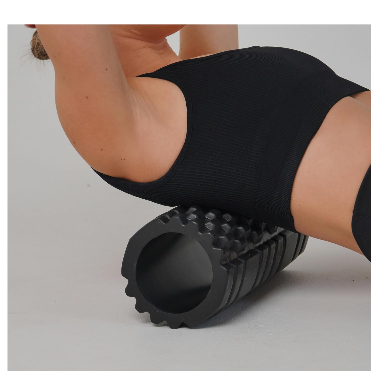 Photo 1 of AbiTom Foam Roller Set + 2 Resistance Bands – Yoga, Pilates & Fitness – Mobility, Trigger-Point Massage & Stretching – for Home or Gym