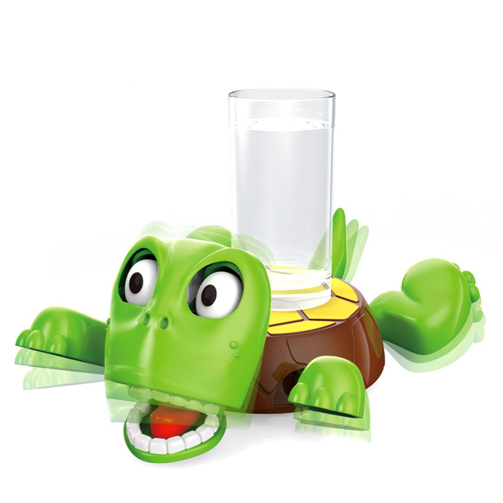 Photo 1 of 3D Printed Turtle Cup Coaster,Funny Coasters Holder with Liftable Limbs Expressive Face?Turtle Coasters?Unique Gift for Turtle Lovers (Yellow)