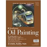 Strathmore 400 Series Oil Painting Pad 9"X12"-10 Sheets -62430309