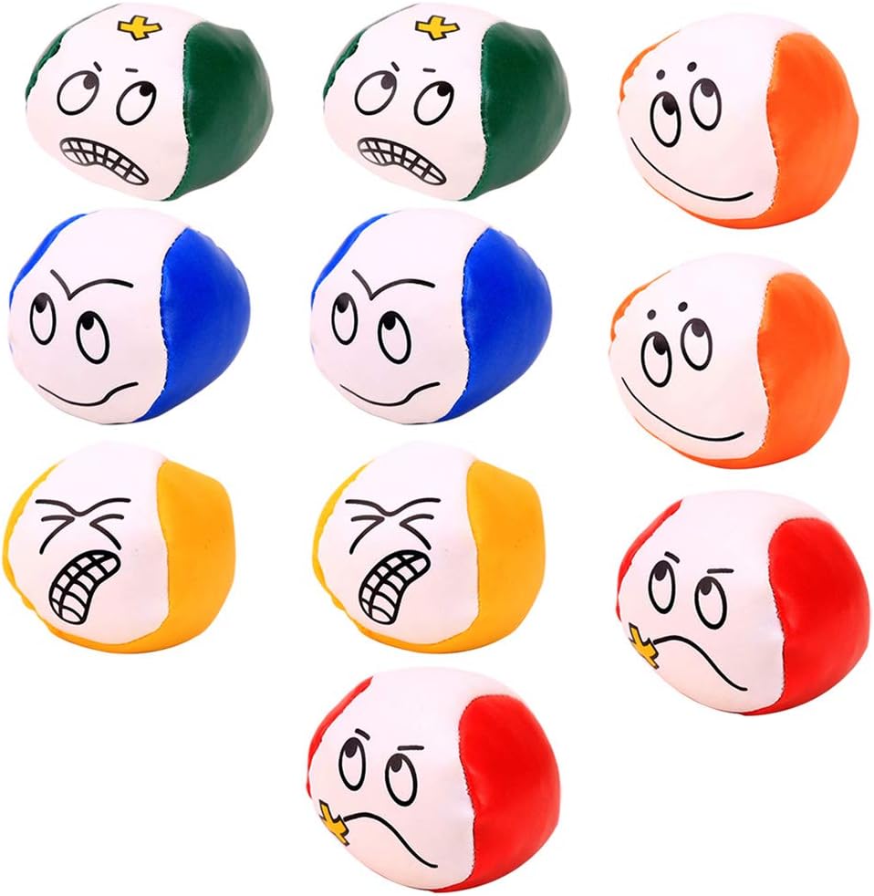 CDJX Juggling Balls,10 Pack Professional Juggling Balls Set for Beginners Kids,Durable Juggle Ball Kit Learn to Juggle Toy Game Ideal Fun,Soft Classic Juggle Balls Beanbags for Kids and Adults