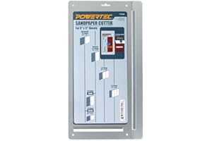 POWERTEC 71336 Sandpaper Cutter | Woodworking Shops and Metalworking Shops | for Precise, Clean Sandpaper Sheet Cutting | Eas