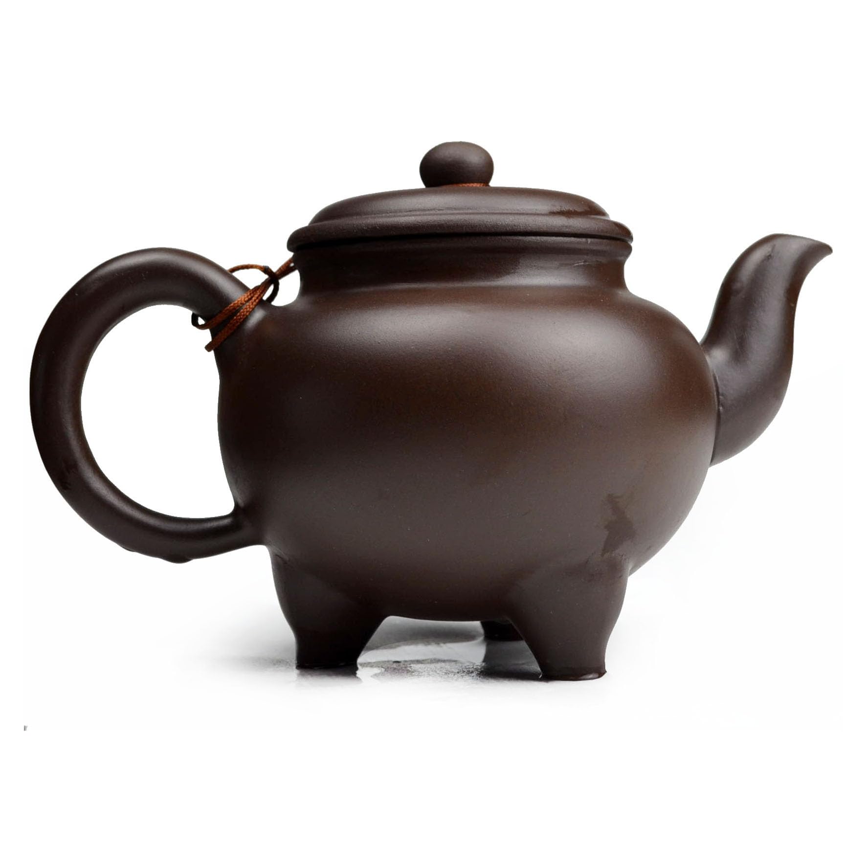 Yxhupot Teapot Chinese Gongfu Tea 20oz/600ml Zisha Clay Classical Tripod Pot Zini for Loose Tea