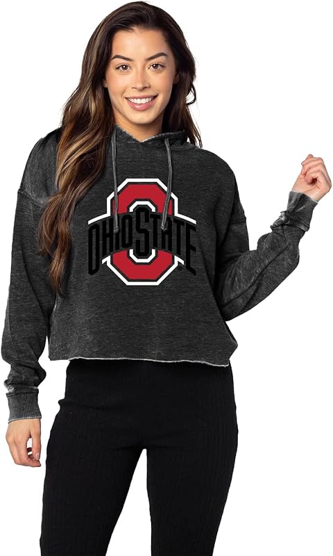NCAA Donna Campus Felpa con Cappuccio, Donna, Campus Felpa con Cappuccio, 450_NC_PL, Carbone, S