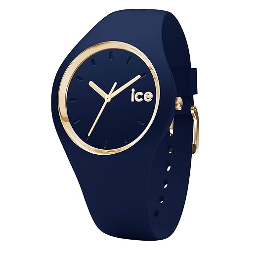 Ice-Watch - Ice Glam Forest Twilitght - Blaue Damenuhr mit Silikonarmband