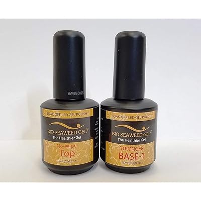 Buy Bio Seaweed Gel Made In Usa No Wipe Topcoat And Stronger Base Coat Online In Indonesia B01lvynszt
