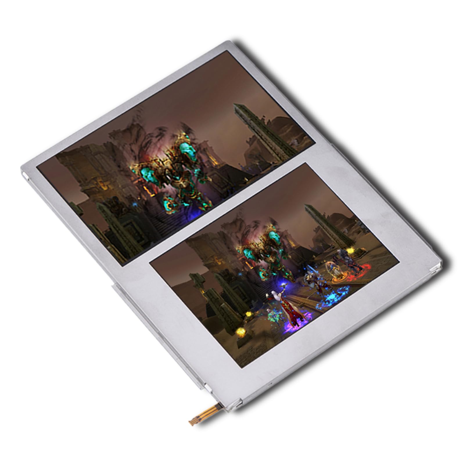 2Ds Replacement Screen 2ds Upper LCD Screen, Replacement Top Bottom LCD Display Screen Repair Part Replacement Parts Accessories 2ds lcd screen replacement for 2DS Pantallas