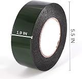 Xrkuu Double Sided Foam Tape 50mm x 10m Heavy Duty Black Mounting Tape view 2