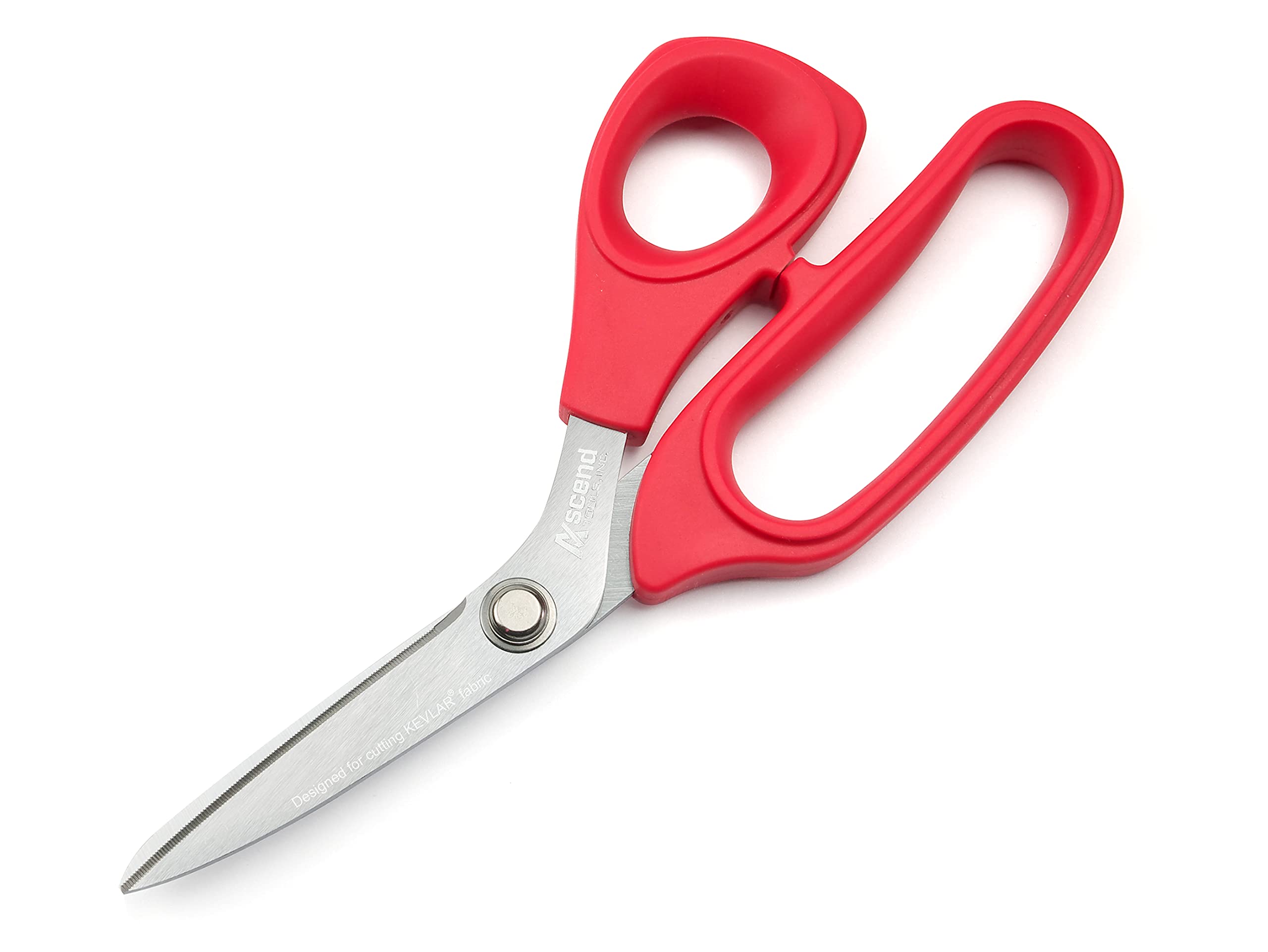 Ascend Tools 8 inch Carbon Steel Shears - Kevlar, Dyneema, Vectran, Spectra, Technora, Nomex, Innegra, Dacron, Fiberglass, Carbon Fiber, Breathers