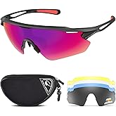 Cycling Glasses, TR90 Unbreakable Frame Polarized Anti-UV400 Sports Sunglasses