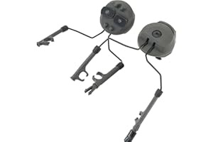 Hearangel COM Rail Adapter Mouting Adapter Compatible with COMTAC Headsets & MTEK M-LOK Helmets for Airsoft Sports