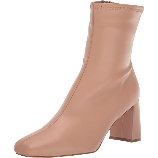 Steve Madden Women's Luisina Patent Square Toe Mid-Calf Boots - Fashion Boot With Heel