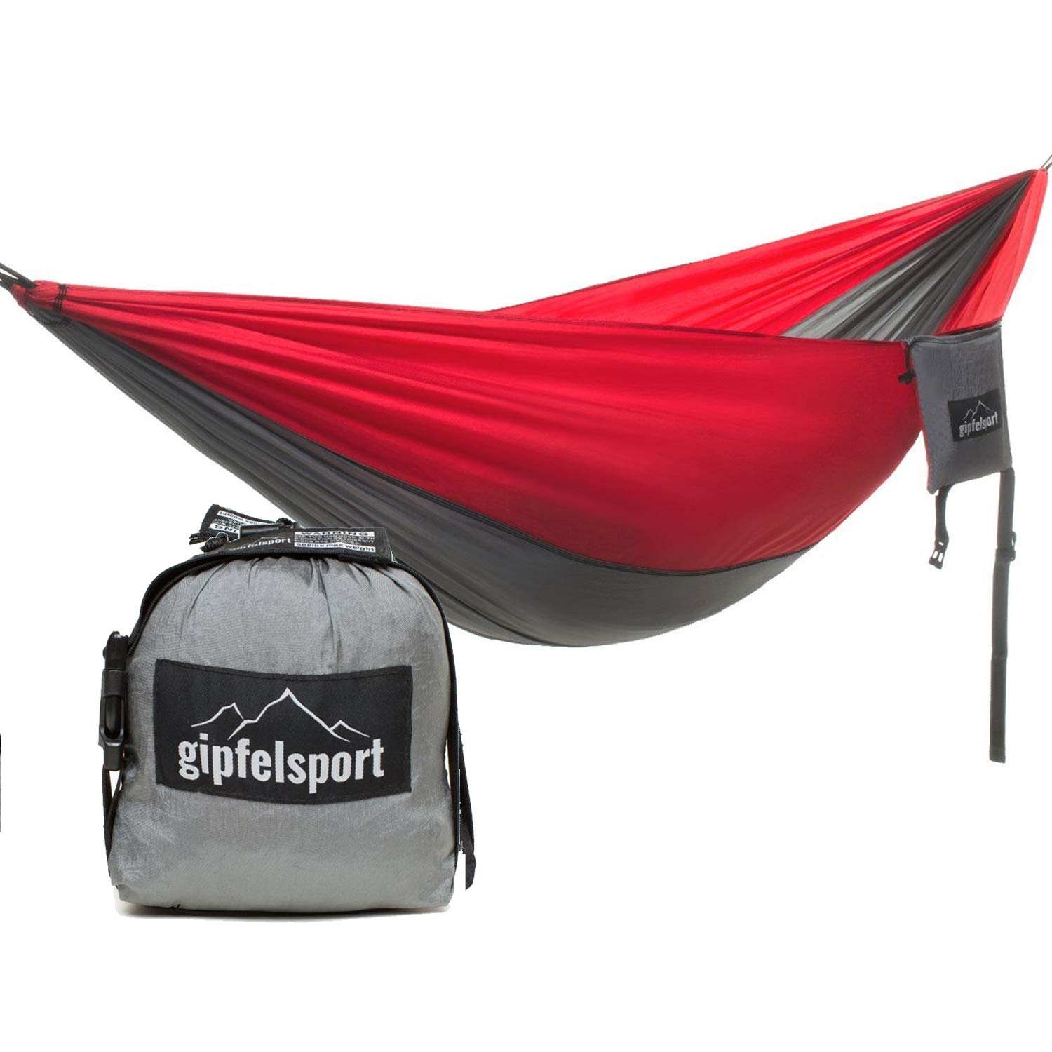 gipfelsport Hammock grey/red