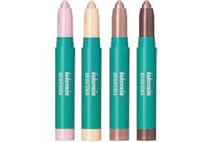 EOOLL Thrive Eyeshadow Stick - Eye Brightener Stick - Waterproof Glitter Highlighter Makeup, Shimmer Creamy Long Lasting Eye Shadow Makeup (1#2#3#4colour)
