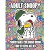 Adult Snoopy Christmas Coloring Book For Stress Relief: Funny Snoopy Christmas Coloring book for Adults Stress Relieving…