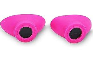 Super Sunnies Slim Flex Strapless UV Eye Protection, FDA Compliant, Individual Tanning Goggles Eyeshields (Pink)