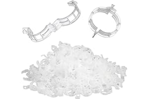 PUSNMI Tomato Clips for Climbing Plants, Plant Support Clips for Gardening, Garden Clips for Plants Tomato Plant Clips for Support Tomato Clips for String Trellis Tomato Trellis Clips for Tomato Vine, Plants