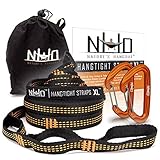 XL Hammock Straps With Carabiners - 14 feet