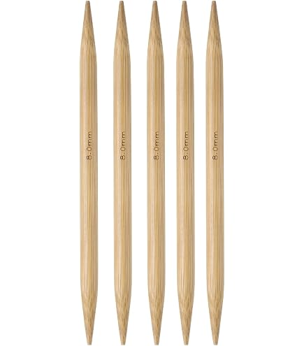 Prym Ergonomics Double-Pointed Knitting Needles 20cm Pack Of 5 - Choice Of Sizes