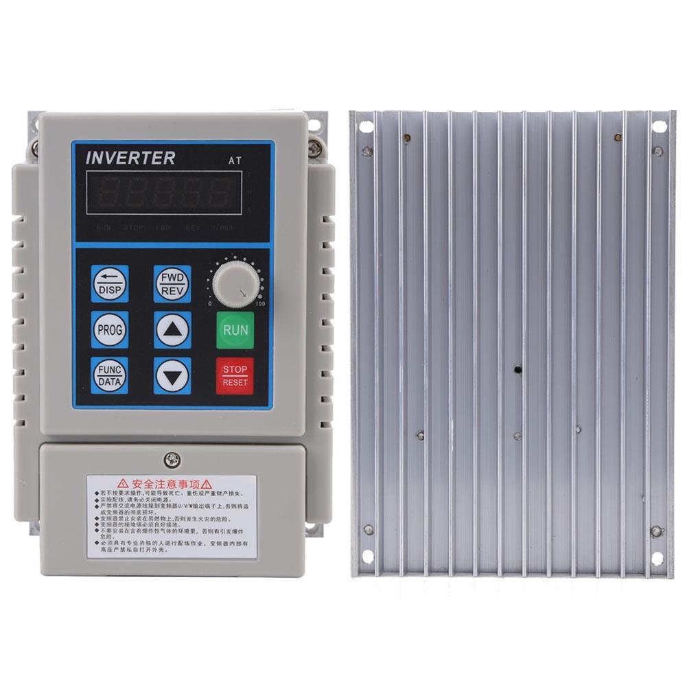 Inverter VFD AT2 Monofase 220V - Regolatore Di Velocità Per Motori 0.75kW - Foto 9