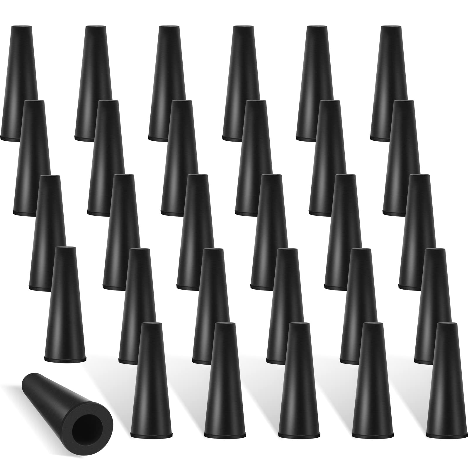 Photo 1 of 60 Pcs Pool Solar Panels Repair Plugs Solar Pool Heater Repair Kit Pool Solar Plugs for Solar Swimming Pool Heater Panels, Black (0.325" Diameter)
