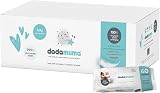 Dadamuma 99.9% Pure Water Baby Wipes 12 x 60 Unscented Eco Friendly view 3
