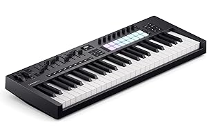 Novation Launchkey 49 [MK4] – 49 key Semi-Weighted, USB, MIDI Keyboard Controller with DAW Integration. Chord & Scale Modes, 