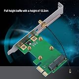 ASHATA Mini PCI-E to PCI-E Riser Card for Network Card SSD WLAN WWLAN No Driver view 3