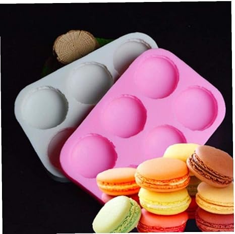 Amazon Co Jp マカロン シリコンモールド アロマハイストーン 手作り 石鹸 レジン 粘土 型 ケーキ型 抜き型 ピンク ホーム キッチン