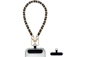 BFSD·DM Phone Charm, Cell Phone Wrist Strap for Women,2× Pads, Hands-Free Wrist Strap,Phone Chain,Compatible with Most Smartphones