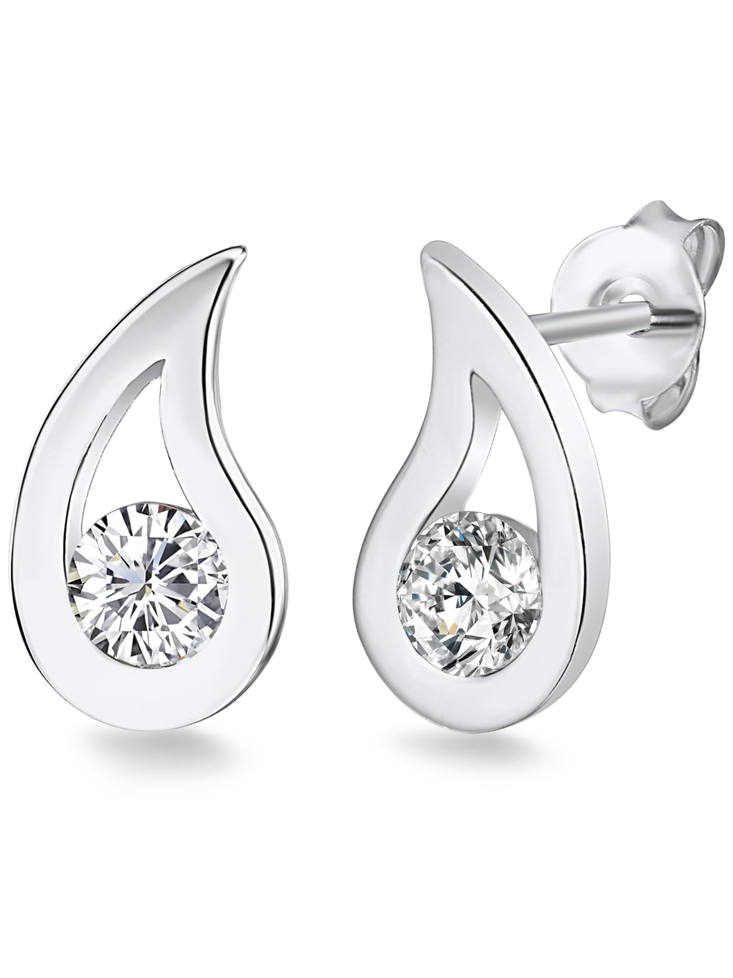 Rafaela Donata Female 925/- Sterling Silver Facetted Zirconia (CZ) Stud Earring