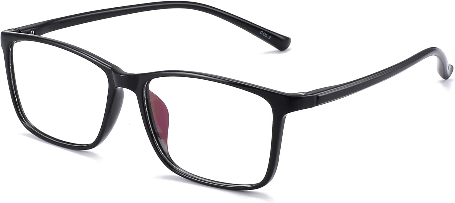 JM Retro Leggero Occhiali da Vista Montatura Ottica Rettangolare TR Occhiali da Lettura Rxgrado JM Retro Leggero Occhiali da Vista Montatura Ottica Rettangolare TR Occhiali da Lettura Rxgrado