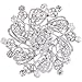 EVER FAITH Women's Austrian Crystal Elegant Flower Bridal Corsage Brooch Pin Clear Silver-Tone