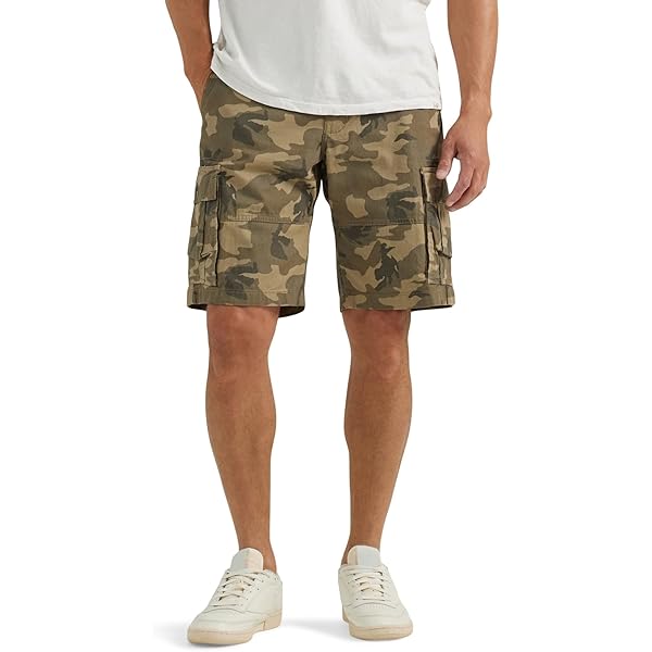 Pantalones Cortos Cargo Lee Hombre - Extreme Motion Camuflaje Negro 33