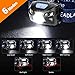 LED Headlamp Flashlight,USB Rechargeable Super Bright Headlights 300 Lumens, 6 Lighting Modes, White & Red LEDs, Waterproof Hard Hat Ligh Great for Camping, Running, Hiking and Reading