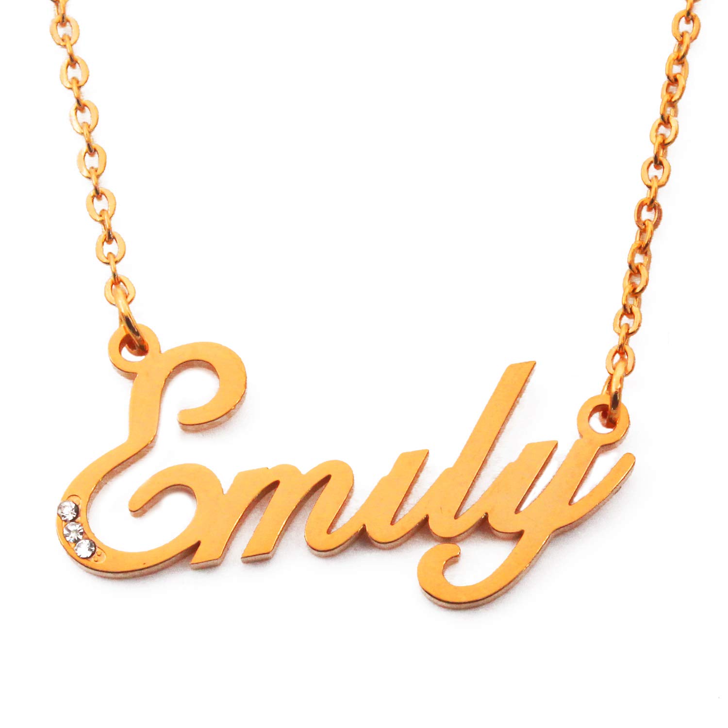 Kigu Emily Personalised Name Necklace - Gold Tone Packaging