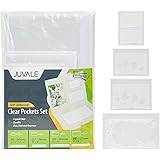 Juvale 30 Pieces Adhesive Sticker Pockets for Planner Binders, Peel and Stick Photo Holders, Office Notebook Folder Sleeves (