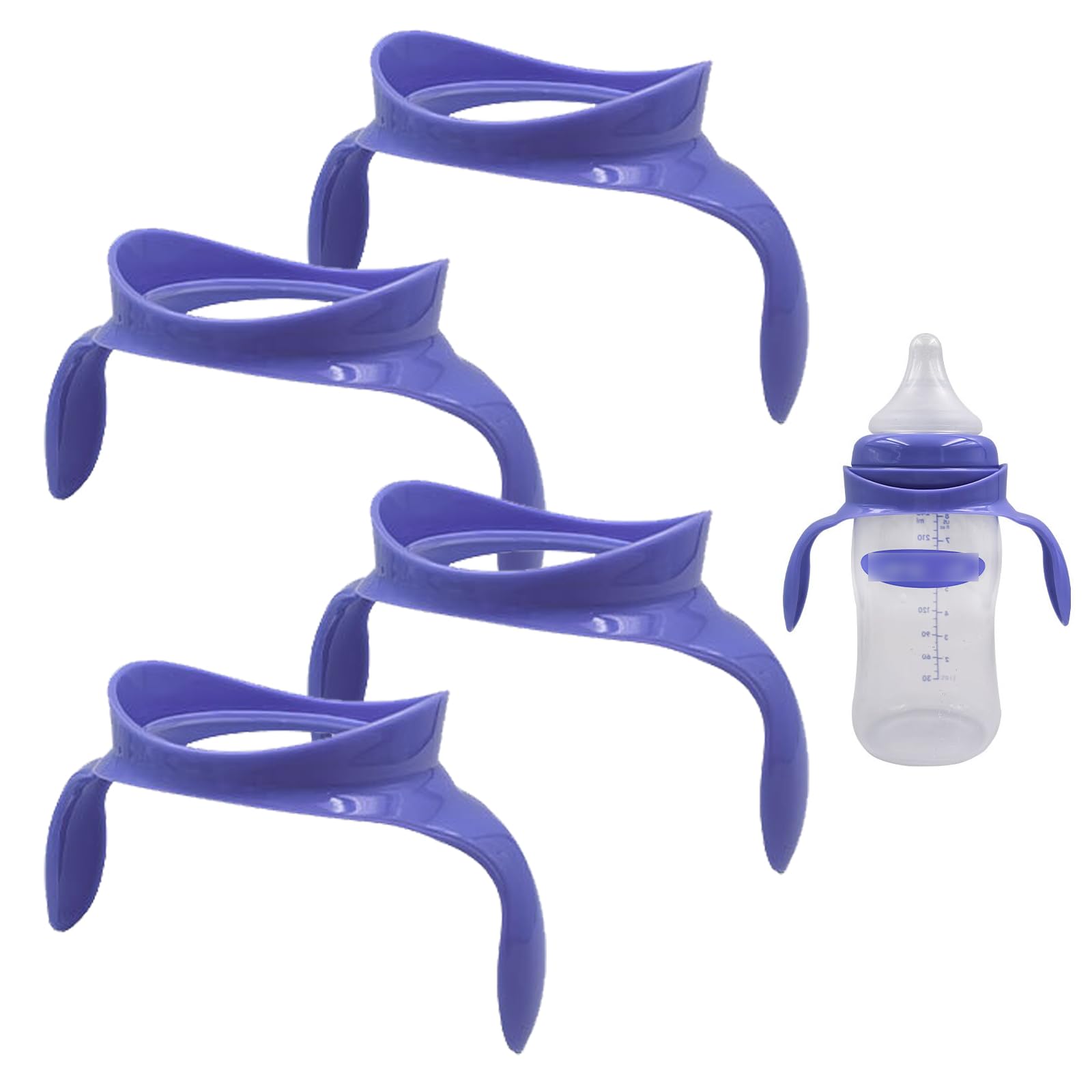 Photo 1 of Baby Bottle Handles Compatible for Lansinoh Bottles, Feeding Bottles Holder Accessories, Pack of 4