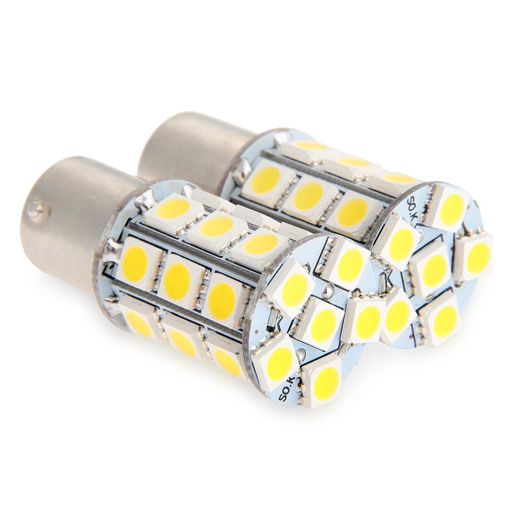 10X 6000K White 1156 BA15S 64 SMD LED Interior Backup Reverse/Parking
