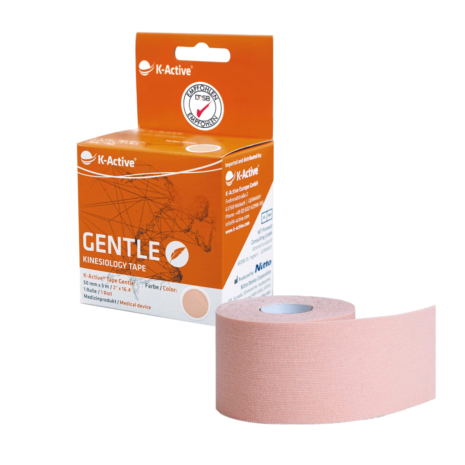 Spitzner K-Active Tape GENTLE 5cm x 5m