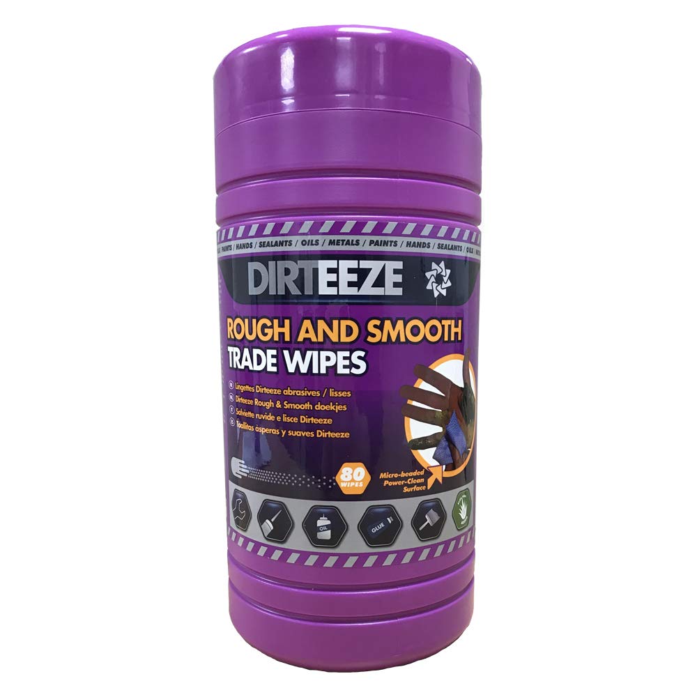 Multi Purpose Industrial Cleaning Wipes, Heavy Duty ROUGH & SMOOTH by DIRTEEZE DualSided