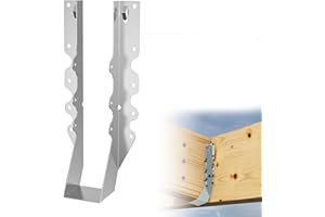 Chenteel 20 pcs 2x10 Joist Hanger,LU210 20 Gauge Double Shear Face Mount Joist Hanger,Hurricane Ties for Rafters Tie Brackets Great for Floor Deck and Ceiling Joists