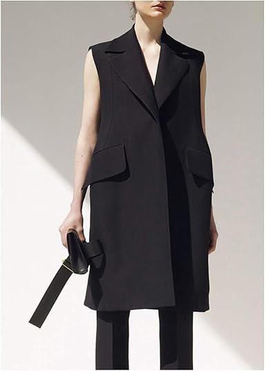 sleeveless blazer vest
