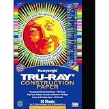 PAC103061 - Pacon Tru-Ray Construction Paper, BLACK, 12 x 18