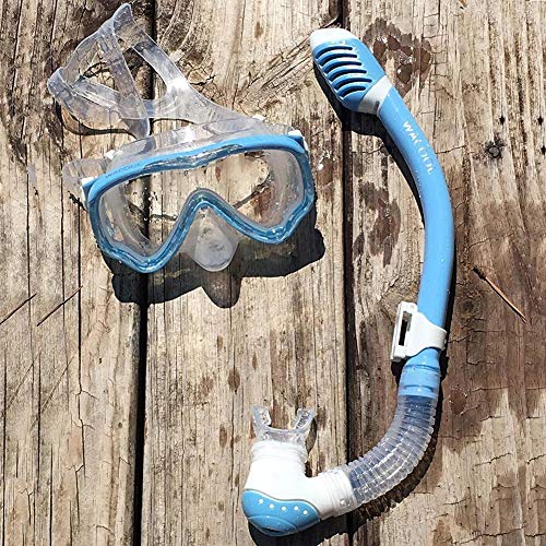 image for WACOOL Snorkeling Snorkel Package Set for Kids Youth Junior, Anti-Fog 